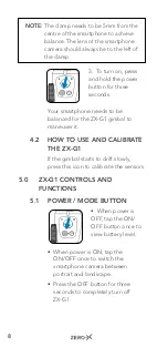 Preview for 8 page of ZERO-X ZX-G1 User Manual