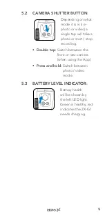 Preview for 9 page of ZERO-X ZX-G1 User Manual