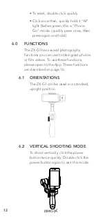 Preview for 12 page of ZERO-X ZX-G1 User Manual