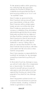 Preview for 24 page of ZERO-X ZX-G1 User Manual