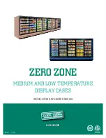 Zero Zone 3RMCC30WA Installation & Operation Manual preview