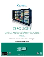 Zero Zone CRYSTAL MERCHANDISER RVMC24 Installation & Operation Manual preview