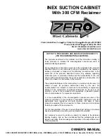 Zero INEX Series Owner'S Manual preview