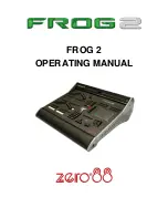 Zero88 FROG 2 Operating Manual preview