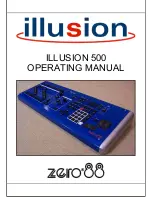 Предварительный просмотр 1 страницы Zero88 ILLUSION 500 Operating Manual