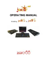 Zero88 JesterML Operating Manual предпросмотр