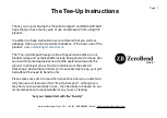 Preview for 3 page of ZEROBEND Tee-Up Compact Instructions Manual