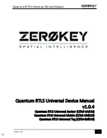 Предварительный просмотр 1 страницы ZeroKey QTM-UAR10 Manual