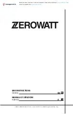 Zerowatt ZMS 603 XN User Instructions предпросмотр