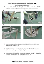 Preview for 3 page of Zest 4 Leisure Bahama Large Round Table Assembly Instructions