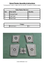 Предварительный просмотр 2 страницы Zest 4 Leisure Eaton Planter Assembly Instructions