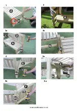 Preview for 4 page of Zest 4 Leisure Emily Corner Bench Assembly Instructions