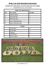 Preview for 2 page of Zest 4 Leisure Emily Love Seat Assembly Instructions