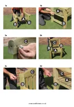 Preview for 4 page of Zest 4 Leisure Emily Love Seat Assembly Instructions