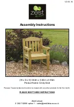 Preview for 1 page of Zest 4 Leisure Emily Seat Assembly Instructions