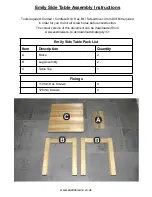 Preview for 2 page of Zest 4 Leisure Emily Side Table Assembly Instructions