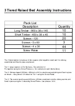 Preview for 2 page of Zest 4 Leisure GROWSLEEPTIERDRB Assembly Instructions