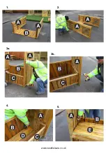 Preview for 4 page of Zest 4 Leisure Hampshire Arbour with Storage Box Assembly Instructions Manual