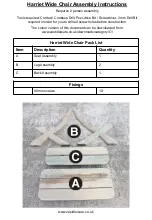 Preview for 2 page of Zest 4 Leisure Harriet Wide Chair Assembly Instructions