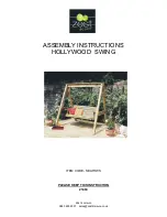 Preview for 1 page of Zest 4 Leisure HOLLYWOOD SWING Assembly Instructions