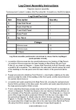 Предварительный просмотр 2 страницы Zest 4 Leisure Log Chest Assembly Instructions