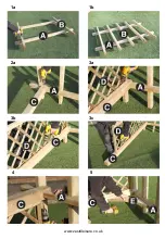 Preview for 5 page of Zest 4 Leisure Meridian Pergola Seat Assembly Instructions Manual