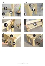 Preview for 4 page of Zest 4 Leisure Philippa Bench Assembly Instructions