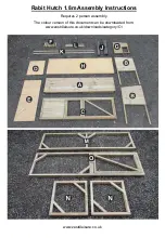 Preview for 3 page of Zest 4 Leisure Rabbit Hutch 1.8m Assembly Instructions Manual