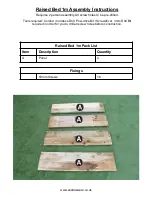 Preview for 2 page of Zest 4 Leisure Raised Bed 1m Assembly Instructions