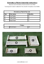 Preview for 2 page of Zest 4 Leisure Shrewsbury Planter Assembly Instructions