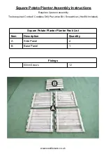 Preview for 2 page of Zest 4 Leisure Square Potato Planter Assembly Instructions