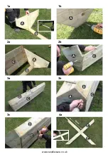 Preview for 4 page of Zest 4 Leisure Veg Bed 2m Assembly Instructions