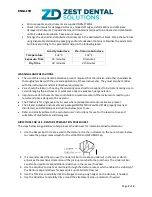 Preview for 2 page of Zest Dental CHAIRSIDE Instructions For Use