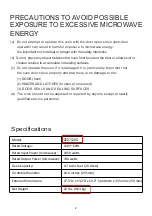 Preview for 3 page of Zest ZE07120S Instruction Manual