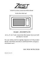 Preview for 1 page of Zest ZEACMKT120S Instruction Manual