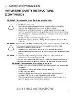 Preview for 5 page of Zest ZEACMKT120S Instruction Manual