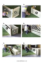 Предварительный просмотр 4 страницы Zest4Leisure Oxford Planter Assembly Instructions