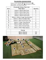 Предварительный просмотр 2 страницы Zest4Leisure Worcester Arbour Assembly Instructions Manual