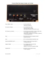 Предварительный просмотр 6 страницы Zesto Audio EROS 300 Owner'S Manual