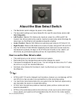 Preview for 14 page of Zesto Audio EROS 500 Select Owner'S Manual