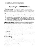 Preview for 15 page of Zesto Audio EROS 500 Select Owner'S Manual