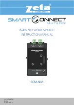 Preview for 1 page of Zeta Alarm Limited SmartConnect SCM-NM Instruction Manual