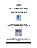 Предварительный просмотр 1 страницы Zeta Alarm Systems Premier AL Installation, Commissioning And Maintenance With User Instructions And Manual