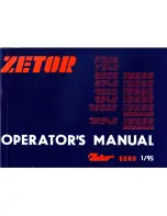 Zetor 10520 TURBO INTERCOOLER Operator'S Manual preview