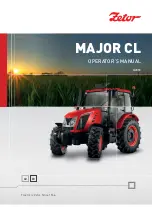 Zetor MAJOR CL Operator'S Manual preview