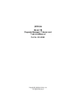 Предварительный просмотр 1 страницы ZETRON 748 Technical Manual