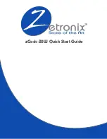 Zetronix zClock-30W Quick Start Manual preview
