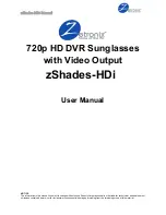 Zetronix zShades-HDi User Manual preview