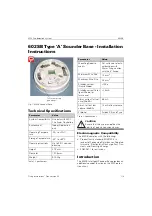 Предварительный просмотр 1 страницы ZETTLER 602SB Installation Instructions Manual