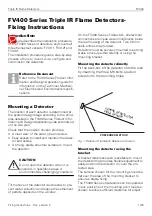 Preview for 1 page of ZETTLER FLAMEVision FV400 Series Fixing Instructions